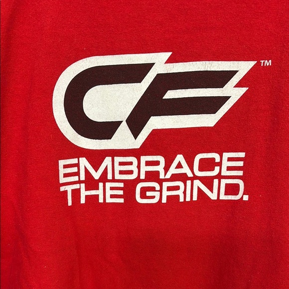 Red CF T-Shirt and Cage Fighter Shorts Set Size Medium - Picture 5 of 12